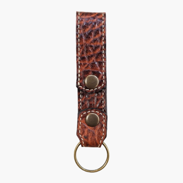 Lejon Lejon Snap Leather Keychain Peanut