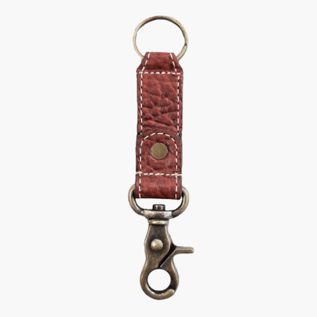 Lejon Lejon Swivel Leather Keychain Peanut