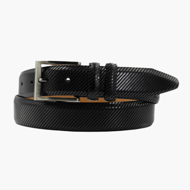 Lejon Lejon The Beveled Edge Leather Belt - Men's Black 36