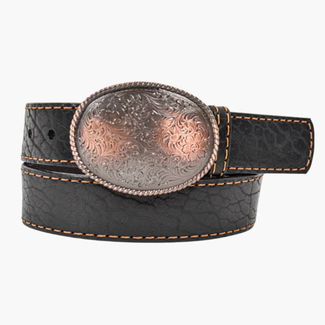 Lejon Lejon Tuscon Copper Leather Belt - Women's Black Medium