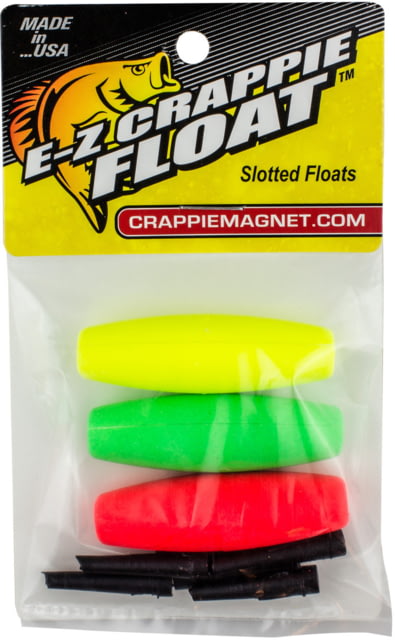 Leland Crappie Magnet EZ Crappie Float 2.00 in Green Red Yellow