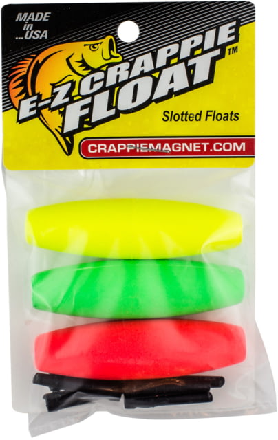 Leland Crappie Magnet EZ Crappie Float 2.50 in Green Red Yellow