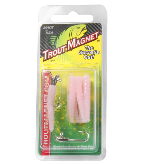 Leland Trout Magnet 9pc. Pack 7 Bodies and 2-1/64 oz Size 8 Jigheads Bubblegum