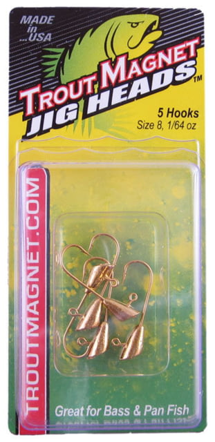 Leland Trout Magnet Replacement Head Gold 1/64oz 5/per Pack