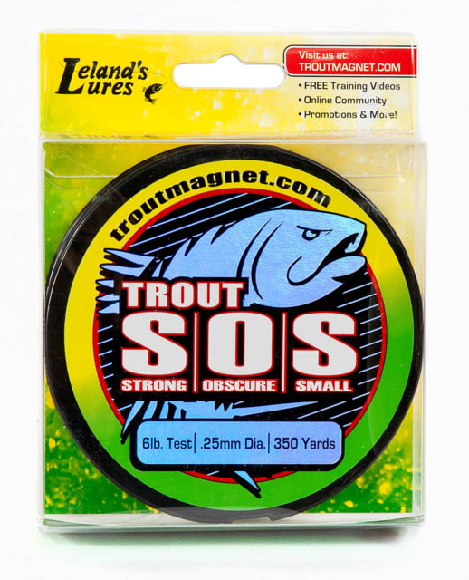 Leland Trout Magnet SOS Fishing Line 6lb
