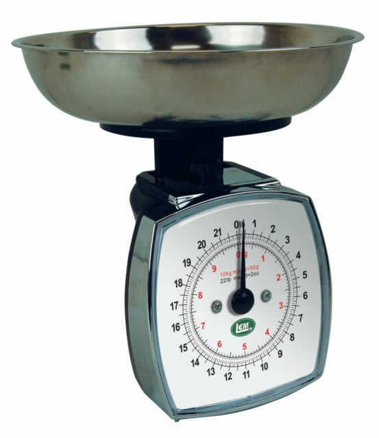LEM Products 22lb Scale Chrome Scale Stainless Bowl