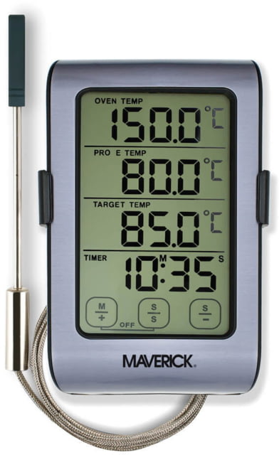 LEM Products Dual Sensor Thermometer and Timer Stainless/Chrome