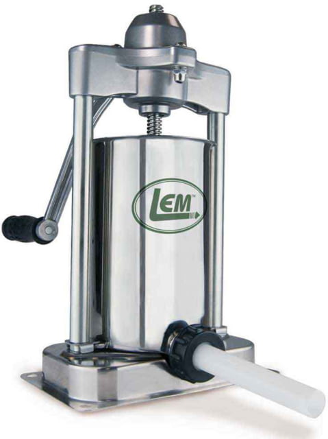 LEM Products Mighty Bite 5lb Vertical Sausage Stuffer w/ New Gear Box Stainless Steel