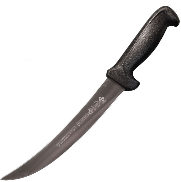 LEM Products Mundial 8in Breaking or Steak Knife High-Carbon Stain Free Steel Blade Polypropylene Black Handle