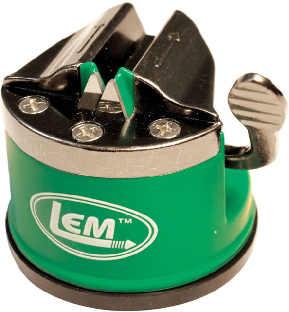 LEM Products Portable Countertop Knife Sharpener Green