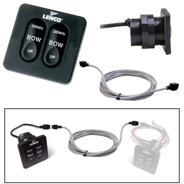 Lenco Marine Flybridge Kit f/Standard Key Pad f/All-In-One Integrated Tactile Switch - 50'