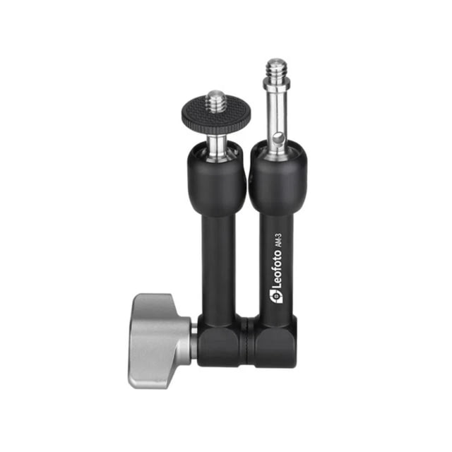 Leofoto  Versa Magic Arm Multi-Purpose Accessory w/1/4th Mounting Screws Black