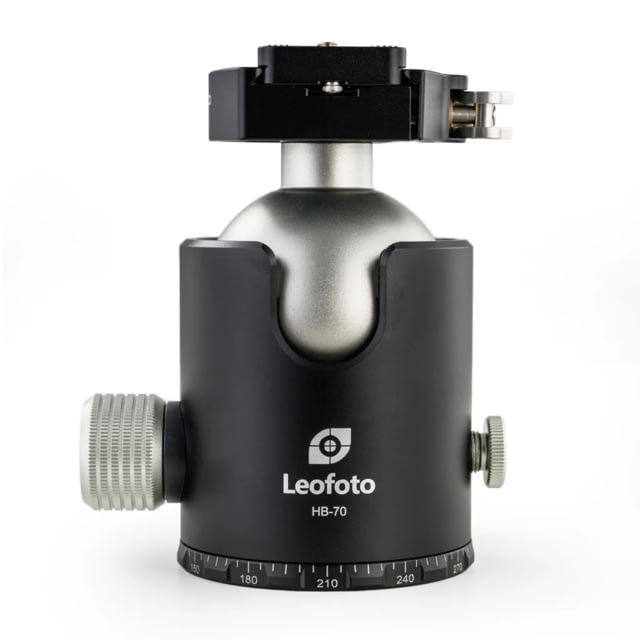 Leofoto Leofoto  70mm Pro Heavy-Duty Ball Head w/Quick Release Plate Black