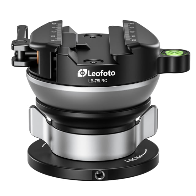 Leofoto  Leveling Head w/ Butterfly Handle Black
