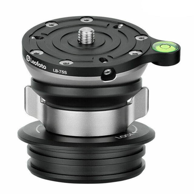 Leofoto  Leveling Head w/ Butterfly Handle Black