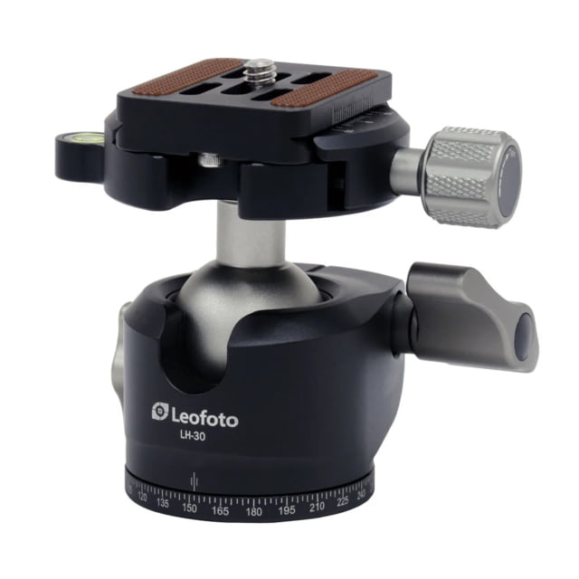 Leofoto  Low Profile Ball Head & QR Plate. Arca Black