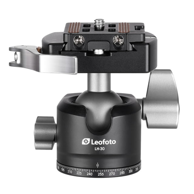 Leofoto  Ball Head w/ LR-50 Lever-Release Clamp Arca Black