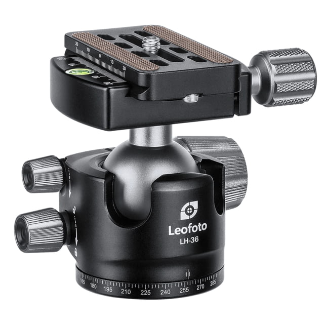 Leofoto  Low Profile Ball Head & QR Plate Arca Black