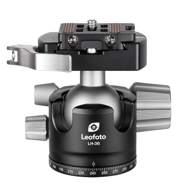 Leofoto  Ball Head w/ LR-50 Lever Release Clamp Arca Black