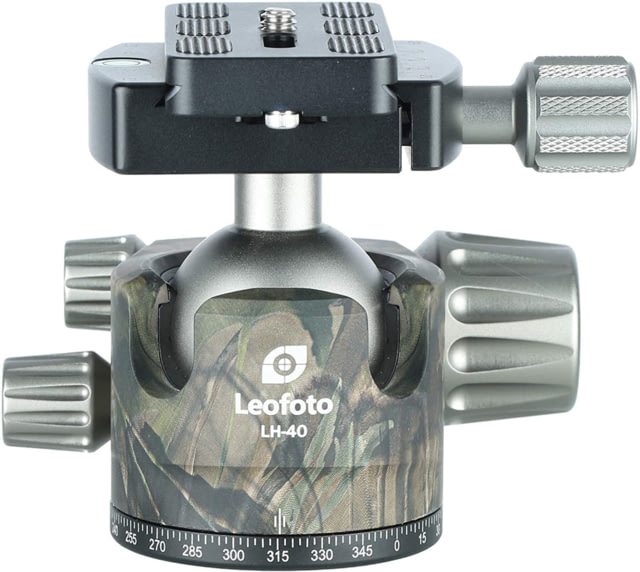 Leofoto Leofoto LH-40 Series Low Profile Ball Head & QR Plate Arca Camo