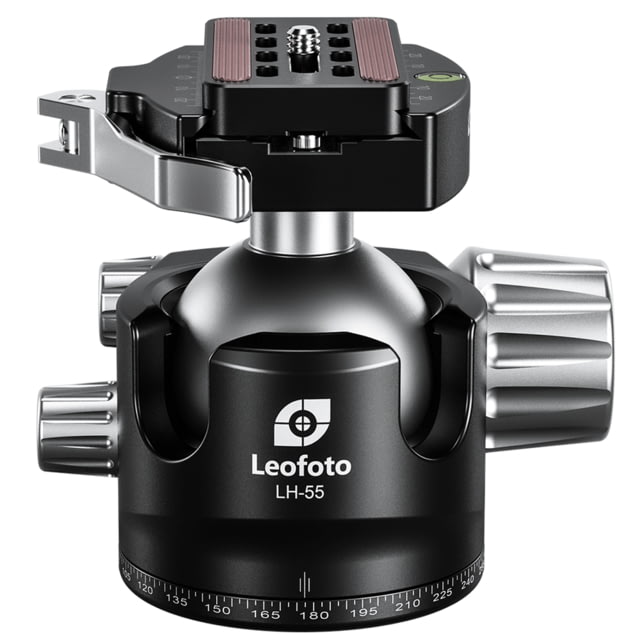 Leofoto  Ball Head w/ Lever Release Clamp Arca Black