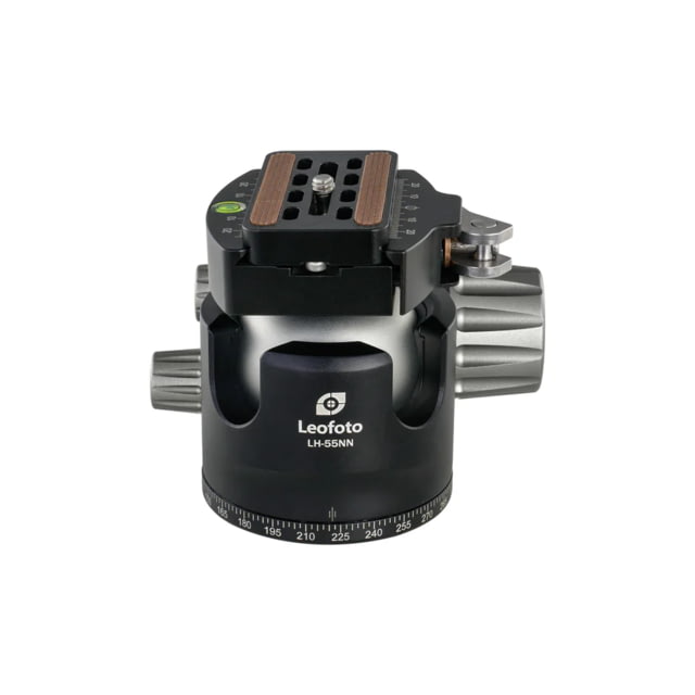 Leofoto 70 No Neck Low Profile Ball Head & QR Plate Arca Black