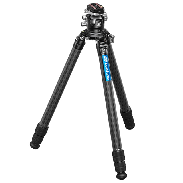 Leofoto LM-403C X Version Tripod w/ 75mm Bowl/Platform LH Ballhead Set Black