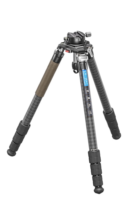 Leofoto LN-364C Heavy Duty Tripod w/ 75mm Bowl/Platform & Bag -Leveling Base Kit Black