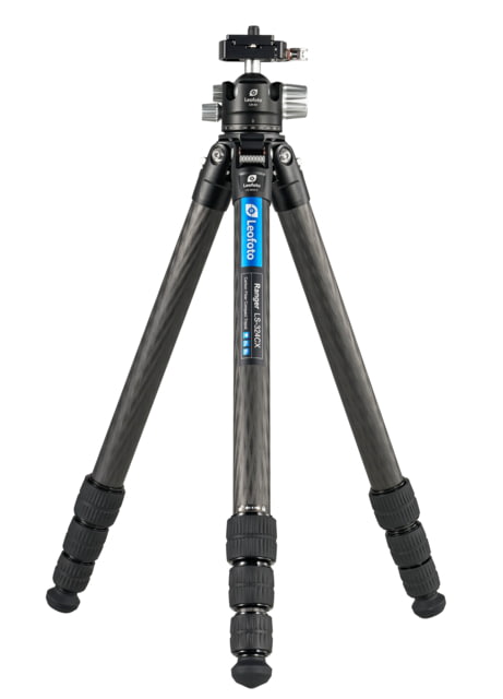 Leofoto LS-324C X Version Ranger Series Tripod / Ballhead Set - LS-324CX/LH-40LR Black