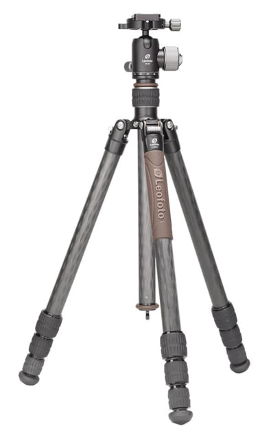 Leofoto LX-254CT/XB-32 Reversible Travel Tripod w/ Ball Head Set Black