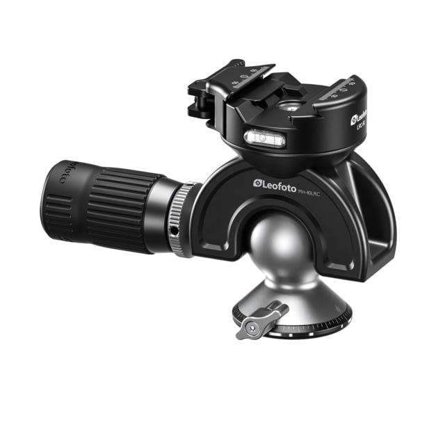 Leofoto  Lever-Release Hybrid Clamp Panning Dynamic Head /w Handlebar Control Arca/Picatinny Black