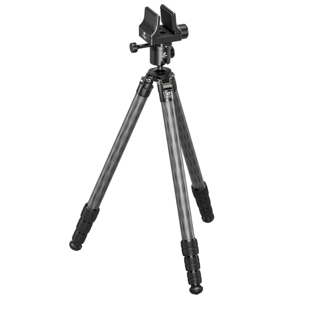 Leofoto SA-324CLX/MK-40X/GS-3 Outdoors Tripod w/ Ball Head and Clamp Set Black