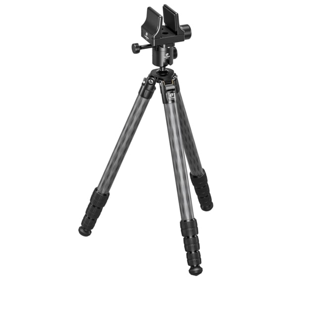 Leofoto SA-324CX/MK-40X/GS-3 Outdoors Tripod w/ Ball Head and Clamp Set Black