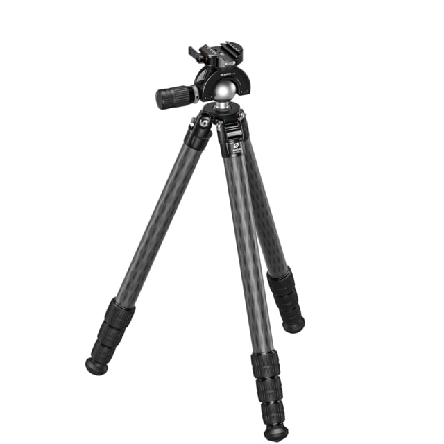 Leofoto SA-364CX/MH-X Outdoors Tripod w/ Dynamic Ball Head Set Black