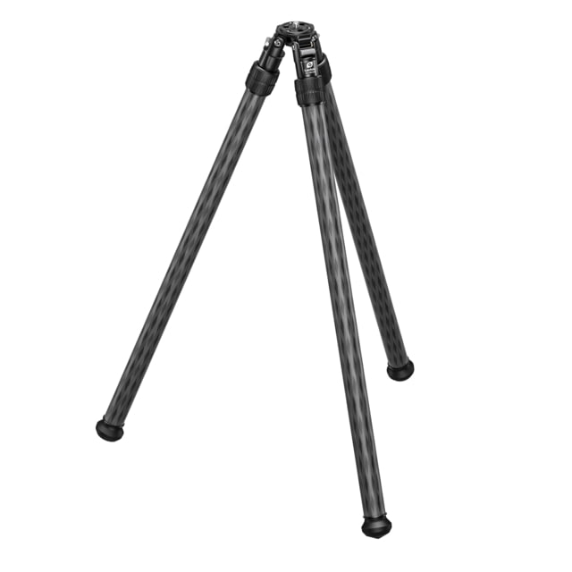 Leofoto  Short Inverted Outdoors Series Carbon Fiber Tripod w/ FIXED Apex/Platform Black