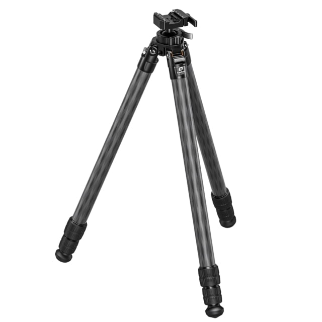 Leofoto  Outdoors Tripod w/ Integrated Lever-Control Ballhead&Lever-Release Clamp Black