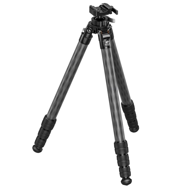 Leofoto  Outdoors Tripod w/ Integrated Lever-Control Ballhead&Lever-Release Clamp Black