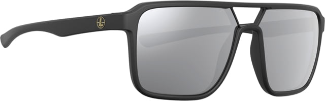 Leupold Bridger Sunglasses Matte Black Frame Shadow Gray Flash Lens