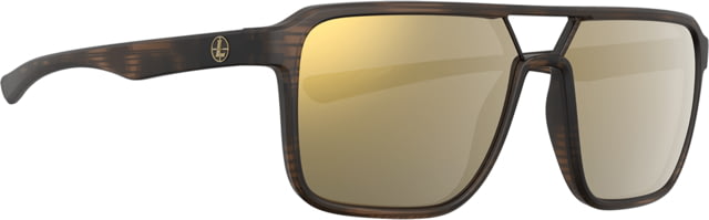 Leupold Bridger Sunglasses Matte Tortoise Frame Bronze Mirror Lens