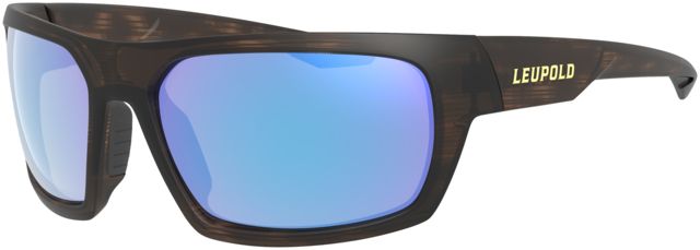 Leupold Packout Mens Sunglasses Matte Black Frame Square Shadow Gray Flash Lens Polarized Regular