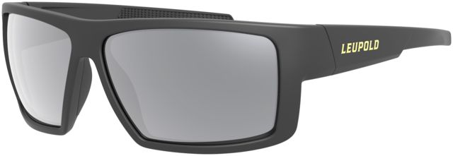 Leupold Switchback Mens Sunglasses Matte Black Frame Square Shadow Gray Flash Lens Polarized Regular-Wide