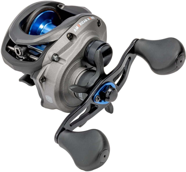 Lew's American Hero Baitcast Reel 4+1 Bearings 7.5-1 Ratio 1-PC Graphite Frame Speed Gears Speed Lube Magnetic Control System Rulon Drag LH Retrieve