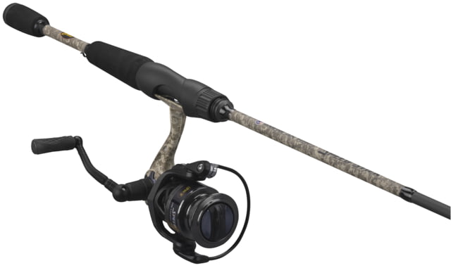 Lews American Hero Camo 200 Spinning Combo 6 ft Medium Fast 6.2:1 Ambidextrous 2 Pieces