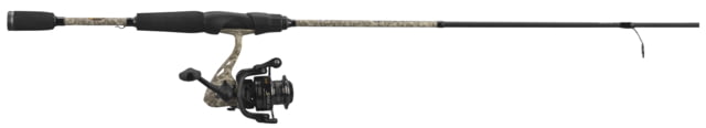 Lew's American Hero Camo Spinning Reel and Rod Combo 6ft 2-PC Medium Fast IM7 Graphite Rod SZ 200 Reel Interchangeable Retrieve Camo/Black