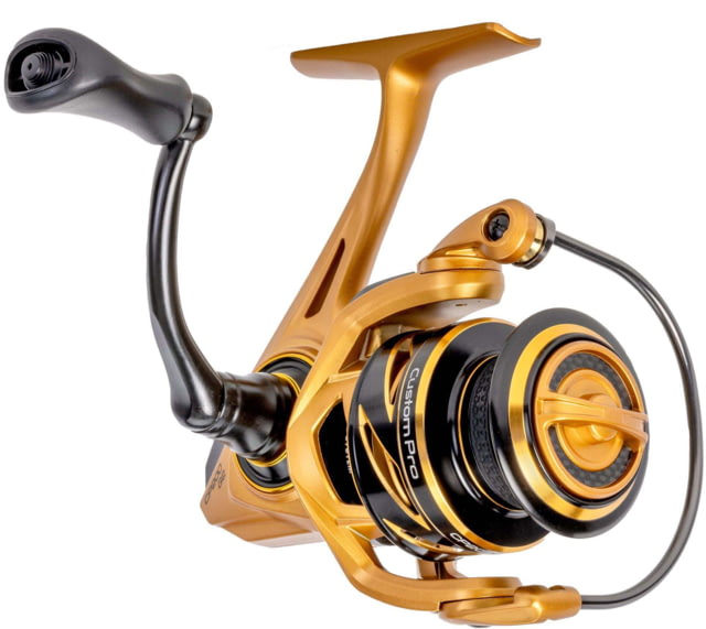 Lew's Custom Pro 400 Spinning Reel SZ 400 Reel 10+1 Bearings 6.2-1 Ratio Aluminum Frame and Sideplate Aluminum Speed Gears Hybrid Carbon Drag