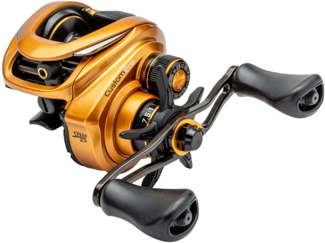 Lew's Lew's Custom Pro Baitcast Reel 10+1 Bearings 7.5-1 Ratio Aluminum Frame and Sideplate ParaMag ITB Brake Aluminum Speed Gears Carbon Fiber Drag LH