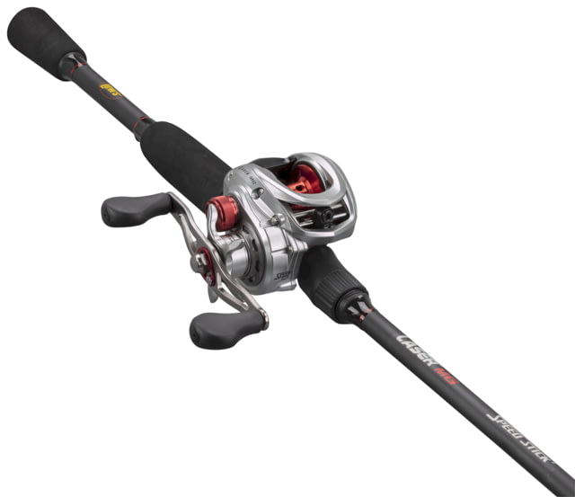 Lews Laser MG Baitcast Combo 6 ft 6 in Medium Heavy Fast 6.8:1 Right 1 Piece