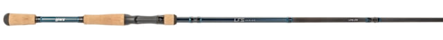 Lew's LFS Casting Rod 7ft 1-PC Rod w/ Medium-Light and Fast LFS-X3 Blank Cork Split-Grip Fuji Concept O Guides Full Contact Reel Seat Blue/Black