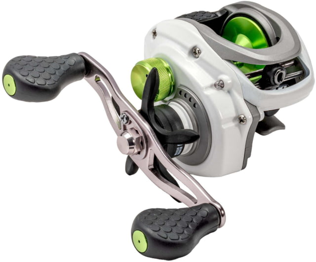 Lew's MACH 1 Baitcast Reel 7+1 Bearings 7.5-1 Ratio Graphite Frame and Sideplate Multi-Setting Brake Speed Gears Speed Lube Combat Grips LH Retrieve