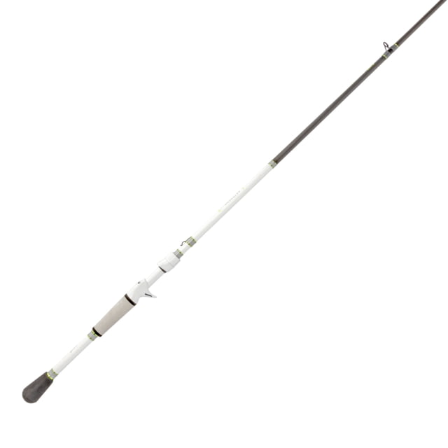 Lew's MACH 1 Casting Rod 7ft 1-PC IM7 Graphite Rod w/ Medium and Moderate-Fast Winn Dri-Tac Split-Grip Graphite Skeletal Reel Seat White/Black/Green